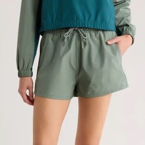RVCA Wind up shot women Mint Green Athletic Drawstring Waist Summer activewear M